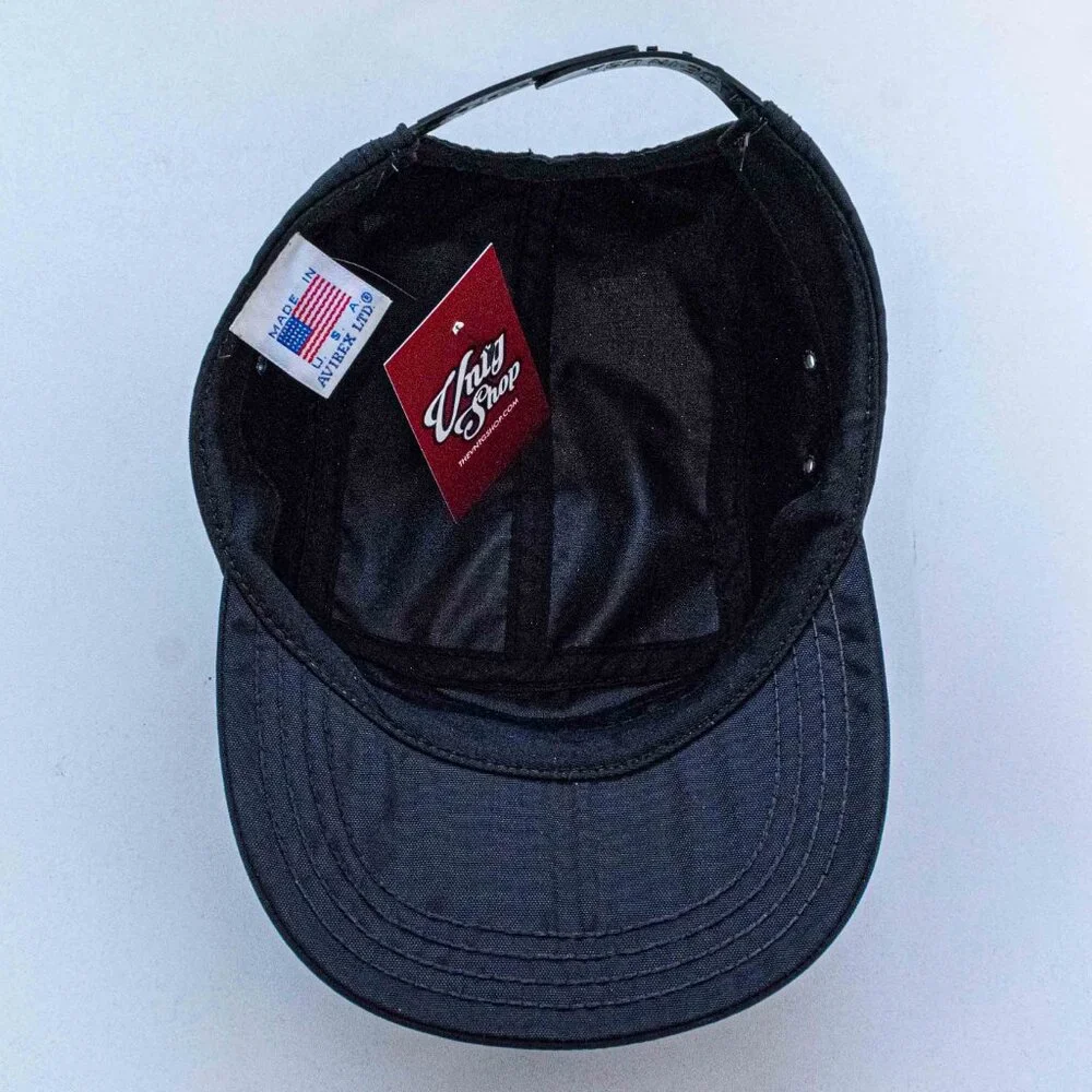 AVIREX 5 Panel Snapback Hat VTG 90s Hip Hop Streetwear Skate